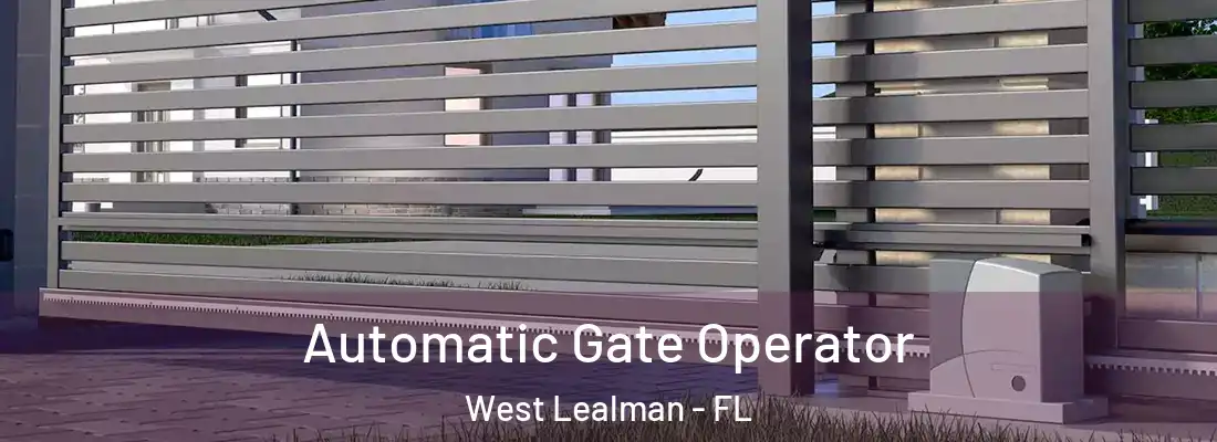 Automatic Gate Operator West Lealman - FL