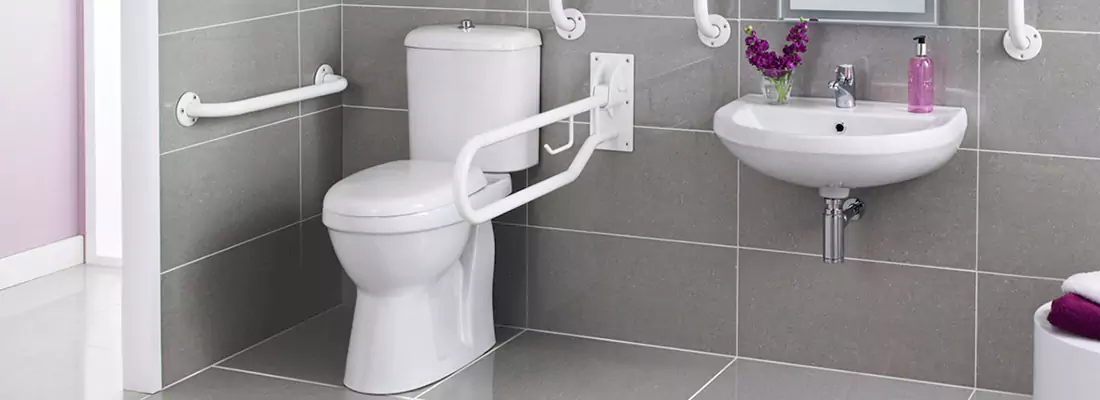 Modern Handicap Bathroom Solutions with Safety Features in West Lealman, FL